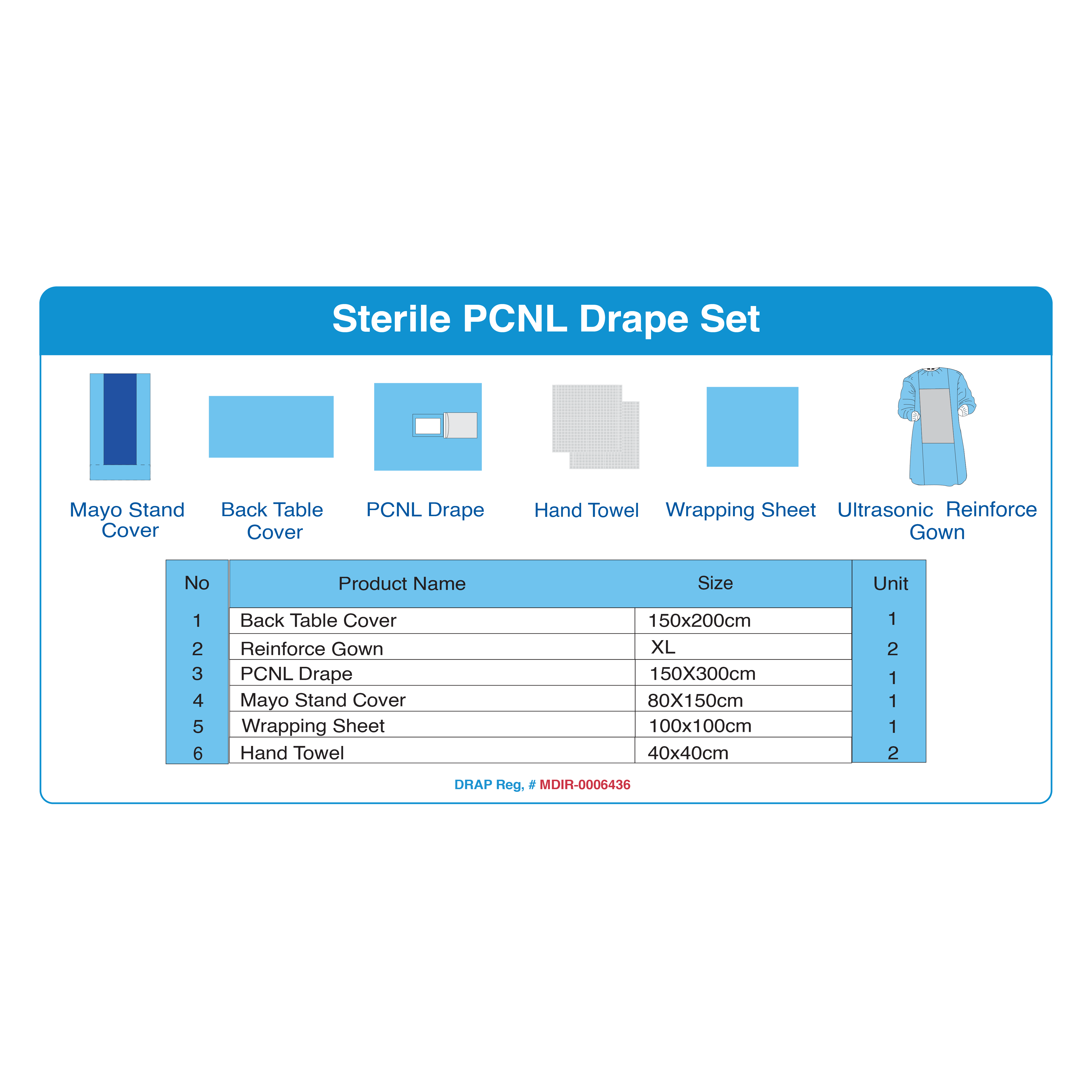Sterile PCNL Drape Set